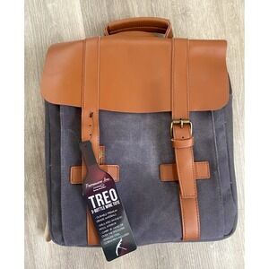 Primeware TREO 3 Bottle Leather Wine Backpack  Insulated Bag Padded $150 MRP NWT